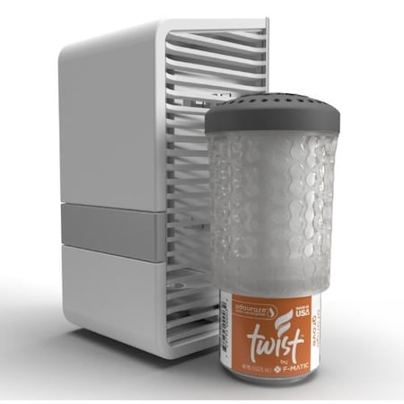 F Matic Twist Mini Dispenser White Matte, 12PK TW100W